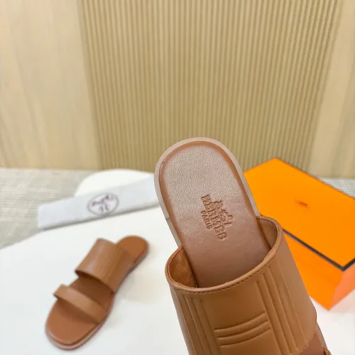 Replica Hermes Slippers For Women #1409040 $82.00 USD for Wholesale