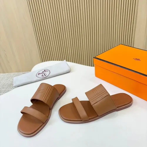 Replica Hermes Slippers For Women #1409040 $82.00 USD for Wholesale