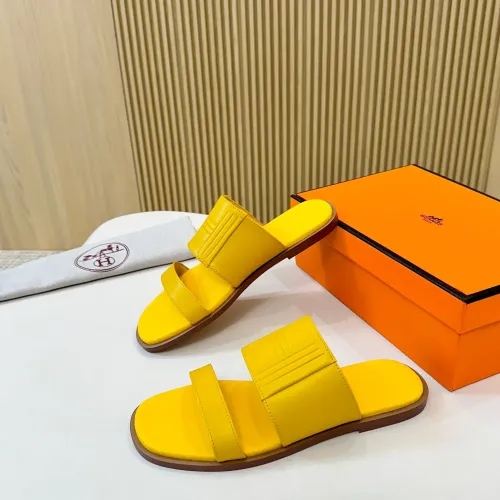Replica Hermes Slippers For Women #1409041 $82.00 USD for Wholesale