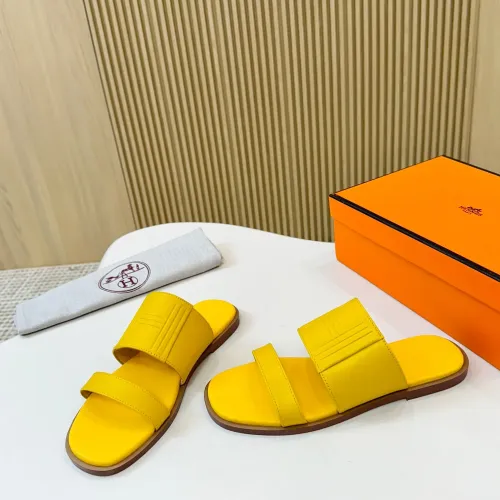 Replica Hermes Slippers For Women #1409041 $82.00 USD for Wholesale