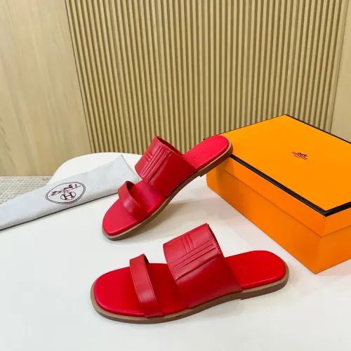 Replica Hermes Slippers For Women #1409043 $82.00 USD for Wholesale