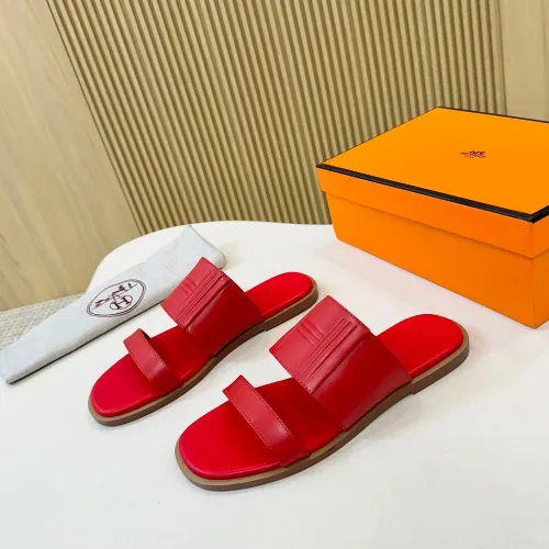 Replica Hermes Slippers For Women #1409043 $82.00 USD for Wholesale
