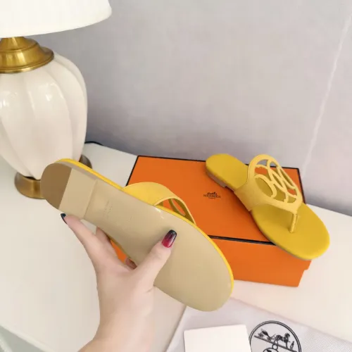 Replica Hermes Slippers For Women #1409051 $82.00 USD for Wholesale