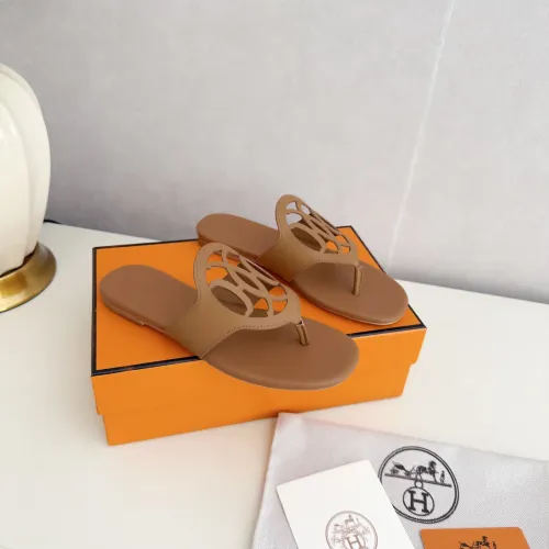 Replica Hermes Slippers For Women #1409053 $82.00 USD for Wholesale
