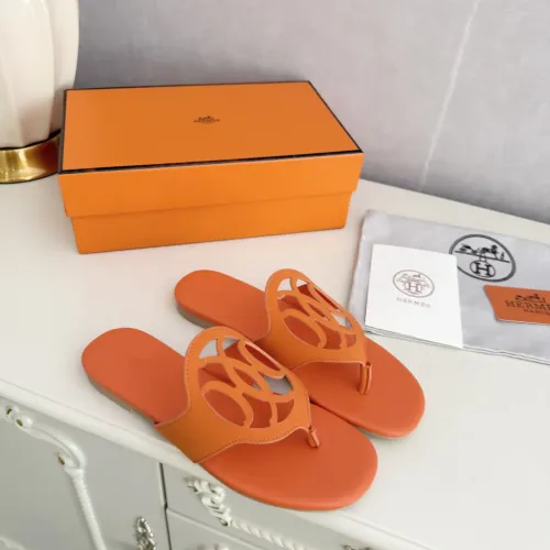 Replica Hermes Slippers For Women #1409054 $82.00 USD for Wholesale