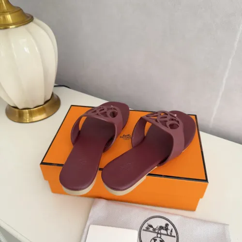 Replica Hermes Slippers For Women #1409059 $82.00 USD for Wholesale