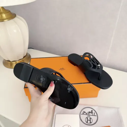 Replica Hermes Slippers For Women #1409062 $82.00 USD for Wholesale