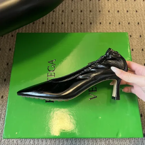 Replica Bottega Veneta BV High-heeled Shoes For Women #1409091 $122.00 USD for Wholesale