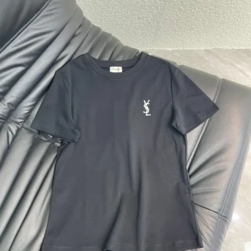 Wholesale Yves Saint Laurent YSL T-shirts Short Sleeved For Women #1409107 $52.00 USD, Wholesale Quality Replica Yves Saint Laurent YSL T-shirts