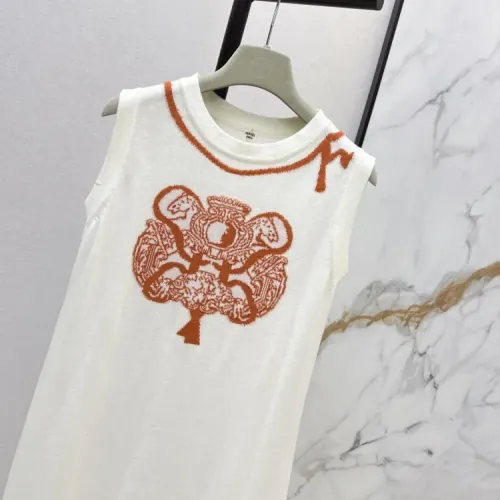 Replica Hermes Dresses Sleeveless For Women #1409110 $108.00 USD for Wholesale