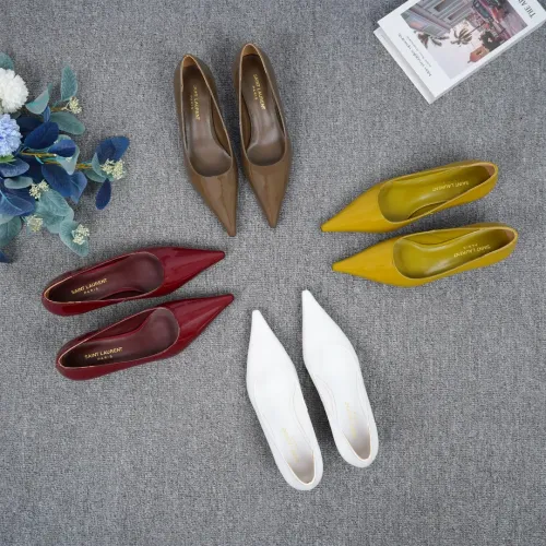 Replica Yves Saint Laurent YSL High-Heeled Shoes For Women #1409135 $105.00 USD for Wholesale