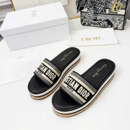 Wholesale Christian Dior Slippers For Women #1409176 $85.00 USD, Wholesale Quality Replica Christian Dior Slippers