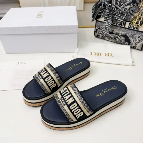 Wholesale Christian Dior Slippers For Women #1409177 $85.00 USD, Wholesale Quality Replica Christian Dior Slippers