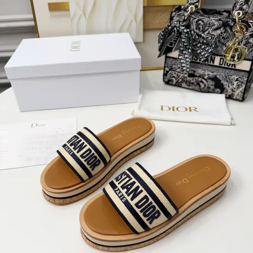 Wholesale Christian Dior Slippers For Women #1409178 $85.00 USD, Wholesale Quality Replica Christian Dior Slippers