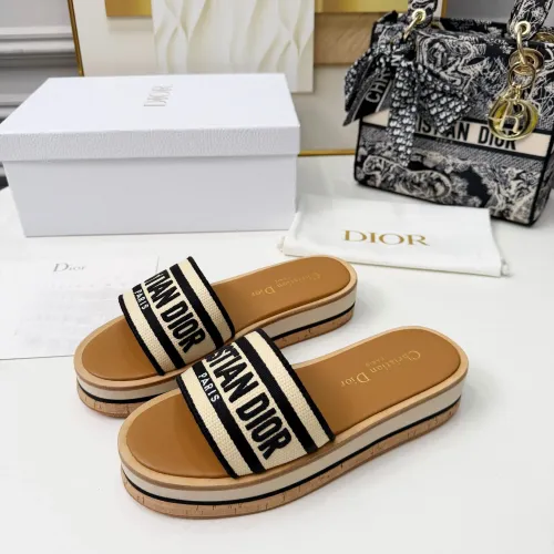Wholesale Christian Dior Slippers For Women #1409179 $85.00 USD, Wholesale Quality Replica Christian Dior Slippers