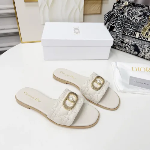 Replica Christian Dior Slippers For Women #1409183 $82.00 USD for Wholesale