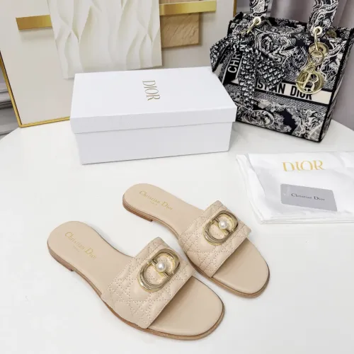 Replica Christian Dior Slippers For Women #1409184 $82.00 USD for Wholesale