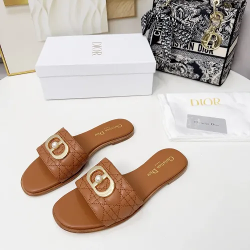 Wholesale Christian Dior Slippers For Women #1409185 $82.00 USD, Wholesale Quality Replica Christian Dior Slippers