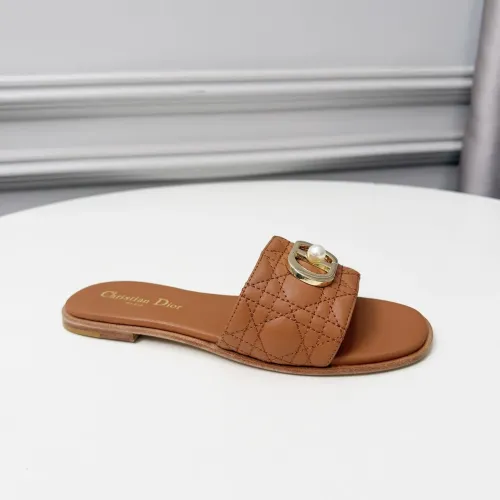 Replica Christian Dior Slippers For Women #1409185 $82.00 USD for Wholesale