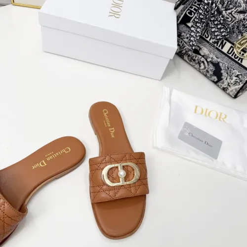 Replica Christian Dior Slippers For Women #1409185 $82.00 USD for Wholesale