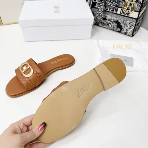 Replica Christian Dior Slippers For Women #1409185 $82.00 USD for Wholesale
