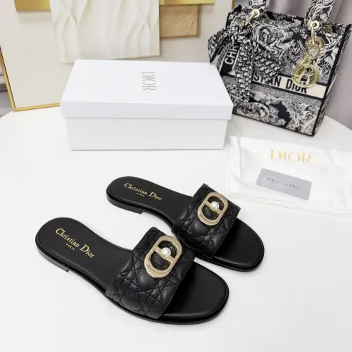 Replica Christian Dior Slippers For Women #1409186 $82.00 USD for Wholesale