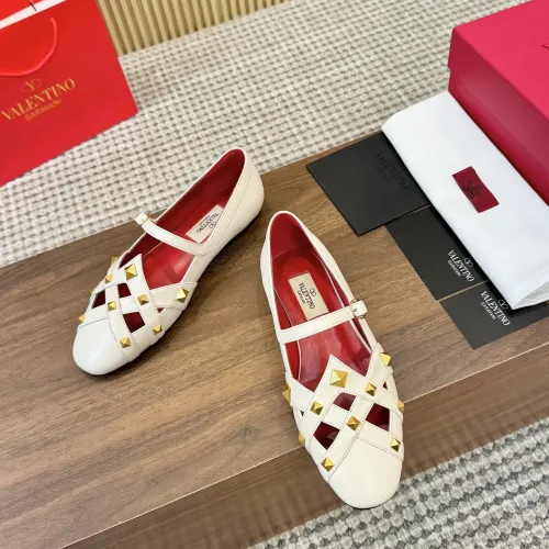 Wholesale Valentino Flat Shoes For Women #1409206 $105.00 USD, Wholesale Quality Replica Valentino Flat Shoes