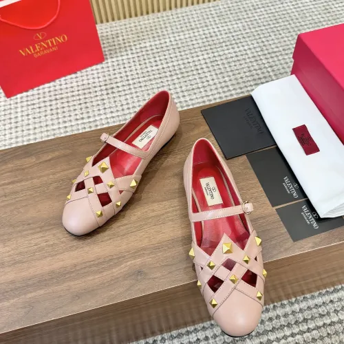 Wholesale Valentino Flat Shoes For Women #1409207 $105.00 USD, Wholesale Quality Replica Valentino Flat Shoes