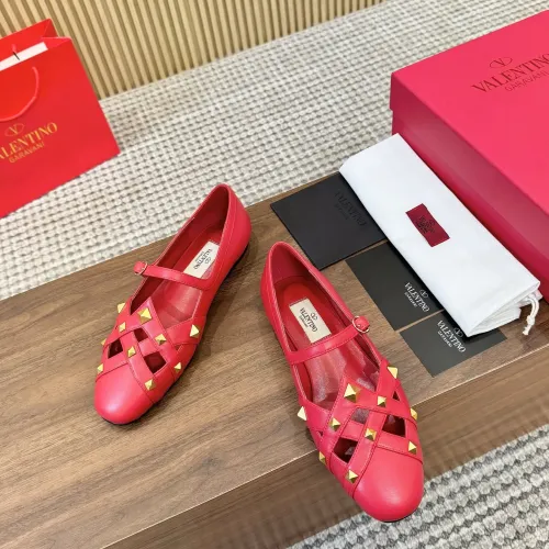 Wholesale Valentino Flat Shoes For Women #1409209 $105.00 USD, Wholesale Quality Replica Valentino Flat Shoes