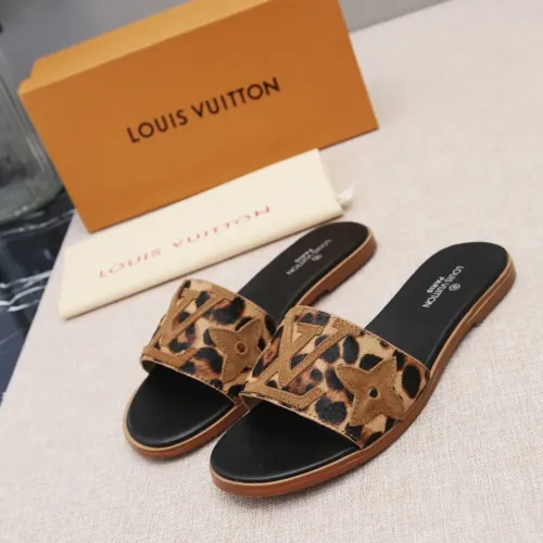 Wholesale Louis Vuitton Slippers For Women #1409221 $85.00 USD, Wholesale Quality Replica Louis Vuitton Slippers