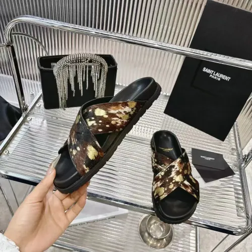 Replica Yves Saint Laurent YSL Slippers For Women #1409235 $85.00 USD for Wholesale