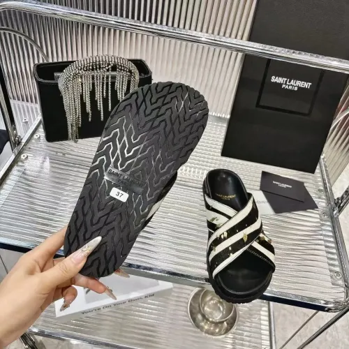 Replica Yves Saint Laurent YSL Slippers For Women #1409236 $85.00 USD for Wholesale