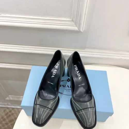 Replica Prada High-heeled Shoes For Women #1409237 $125.00 USD for Wholesale