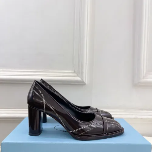 Replica Prada High-heeled Shoes For Women #1409238 $125.00 USD for Wholesale