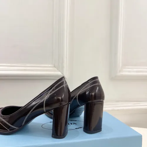 Replica Prada High-heeled Shoes For Women #1409238 $125.00 USD for Wholesale