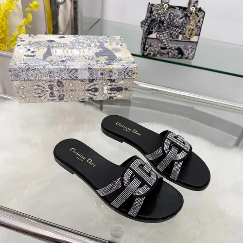 Replica Christian Dior Slippers For Women #1409330 $85.00 USD for Wholesale