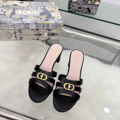 Replica Christian Dior Slippers For Women #1409335 $85.00 USD for Wholesale