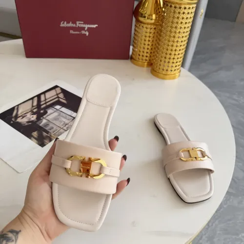 Replica Salvatore Ferragamo Slippers For Women #1409339 $82.00 USD for Wholesale