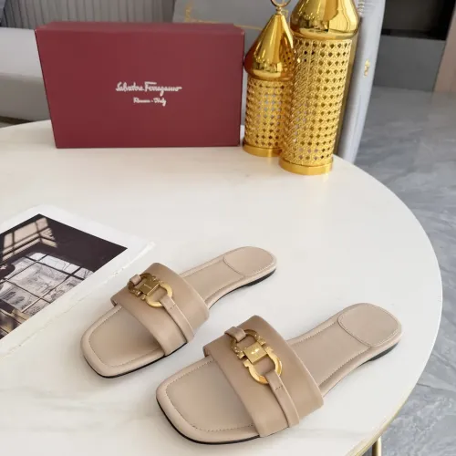 Wholesale Salvatore Ferragamo Slippers For Women #1409340 $82.00 USD, Wholesale Quality Replica Salvatore Ferragamo Slippers