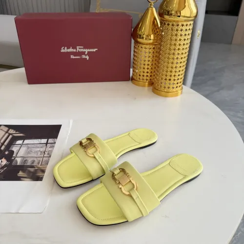 Wholesale Salvatore Ferragamo Slippers For Women #1409341 $82.00 USD, Wholesale Quality Replica Salvatore Ferragamo Slippers