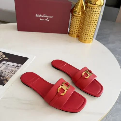 Replica Salvatore Ferragamo Slippers For Women #1409343 $82.00 USD for Wholesale