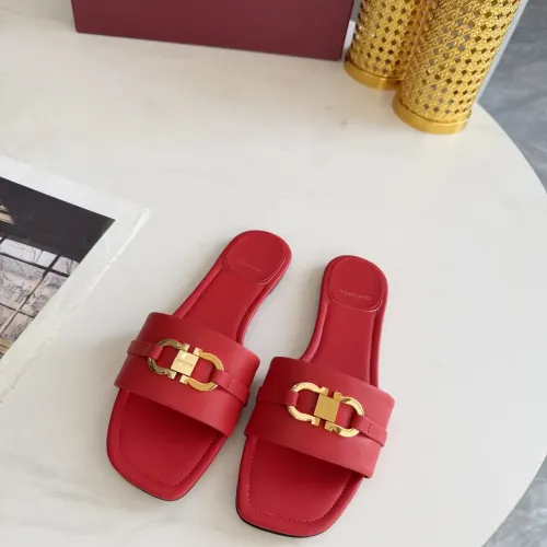 Replica Salvatore Ferragamo Slippers For Women #1409343 $82.00 USD for Wholesale