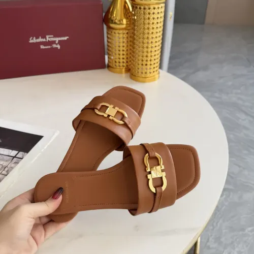 Replica Salvatore Ferragamo Slippers For Women #1409345 $82.00 USD for Wholesale