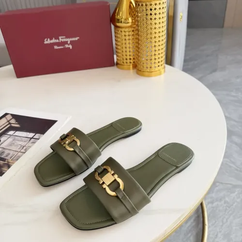 Wholesale Salvatore Ferragamo Slippers For Women #1409346 $82.00 USD, Wholesale Quality Replica Salvatore Ferragamo Slippers