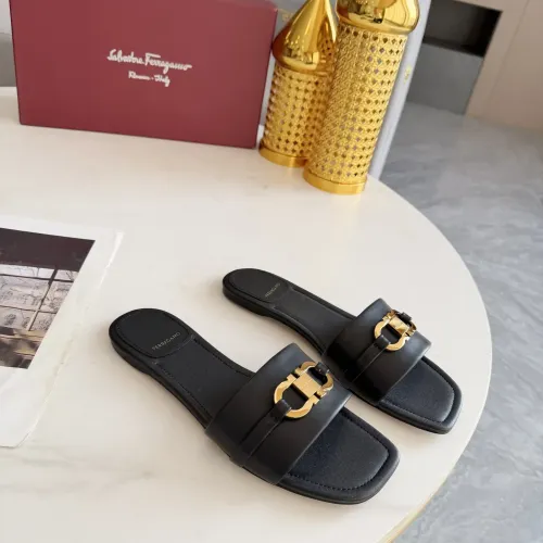 Replica Salvatore Ferragamo Slippers For Women #1409347 $82.00 USD for Wholesale