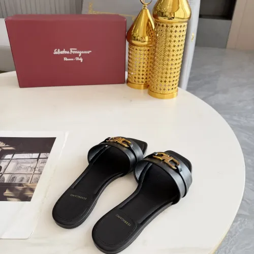 Replica Salvatore Ferragamo Slippers For Women #1409347 $82.00 USD for Wholesale