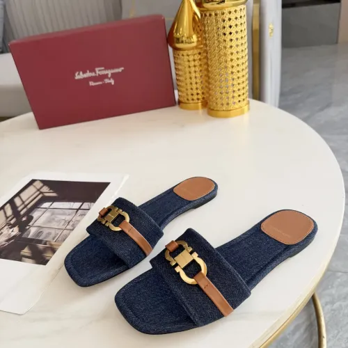 Wholesale Salvatore Ferragamo Slippers For Women #1409348 $82.00 USD, Wholesale Quality Replica Salvatore Ferragamo Slippers