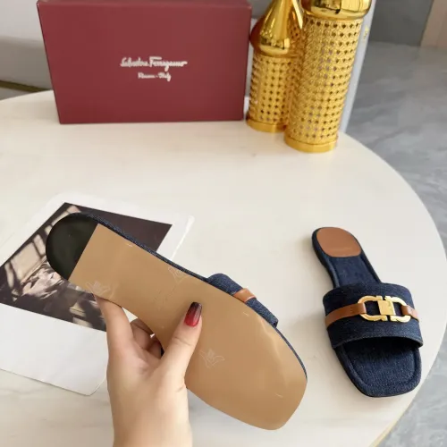 Replica Salvatore Ferragamo Slippers For Women #1409348 $82.00 USD for Wholesale