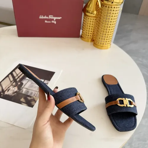 Replica Salvatore Ferragamo Slippers For Women #1409348 $82.00 USD for Wholesale