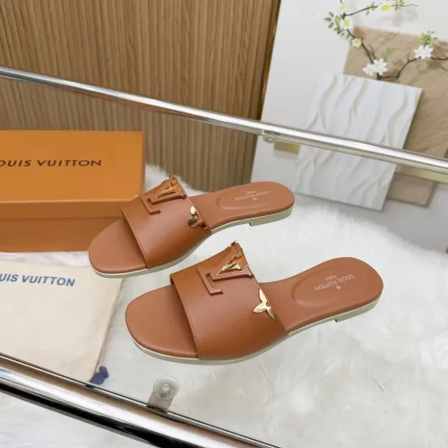 Wholesale Louis Vuitton Slippers For Women #1409354 $85.00 USD, Wholesale Quality Replica Louis Vuitton Slippers